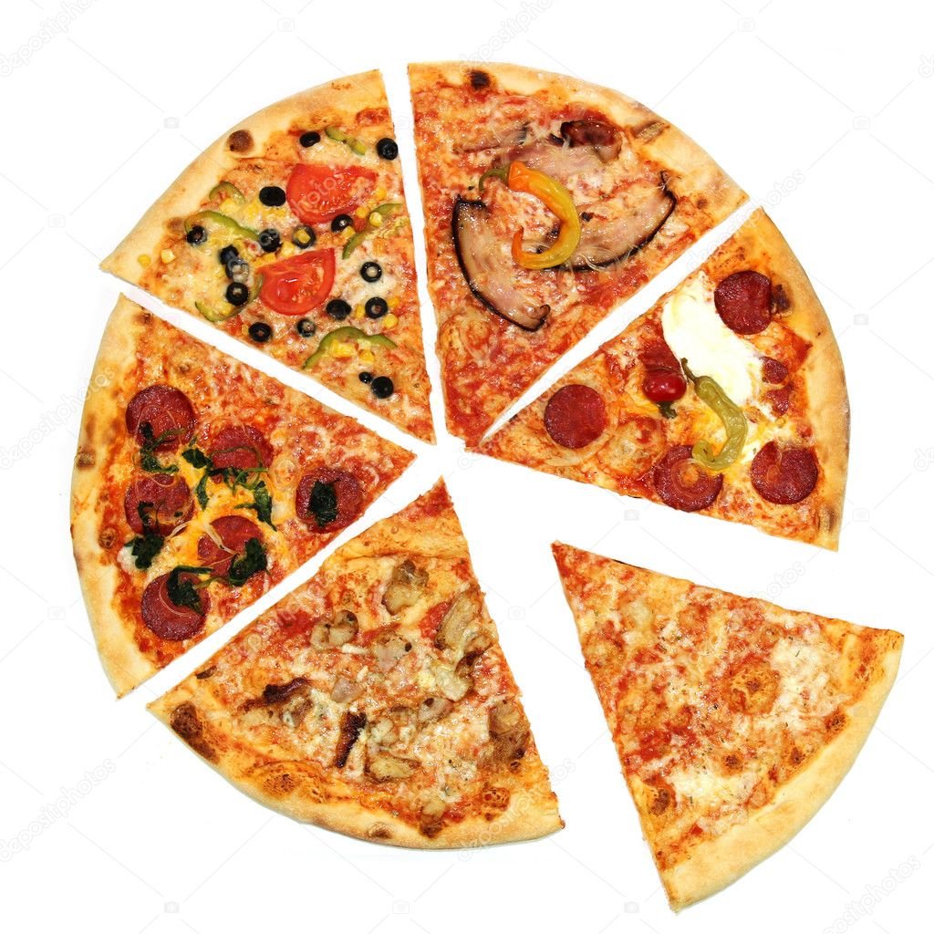 Pizza Media 6 Fatias